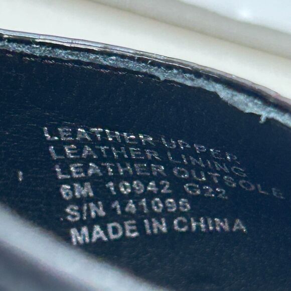 Tory Burch Leather Statement Heel Pumps Pointed Toe Black SN 141095 Women's 6M - Picture 10 of 10